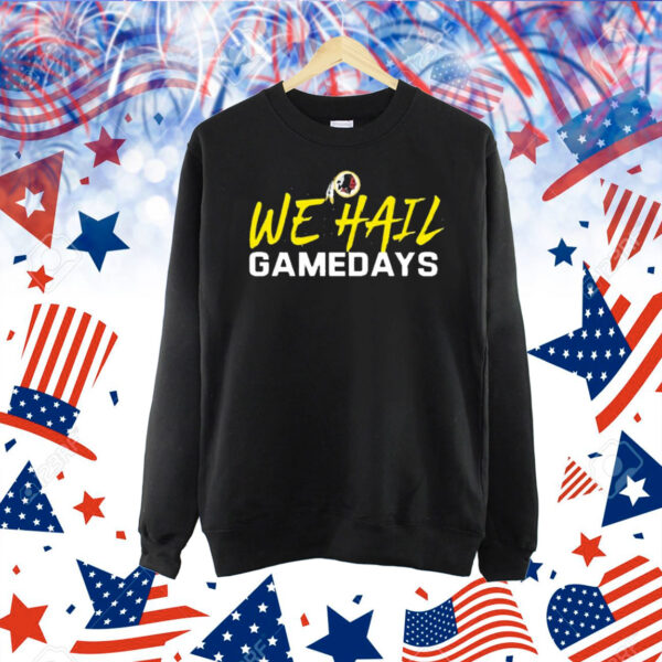 Official Ryan Wetzel Mt Wearing We Hail Gamedays Washington Redskins Shirt