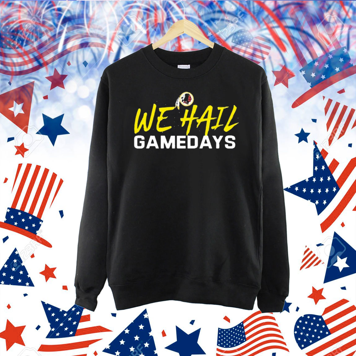 Official Ryan Wetzel Mt Wearing We Hail Gamedays Washington Redskins Shirt