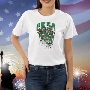 Official Saquon Barkley Philadelphia Eagles NFL 2Ksa How Bout Them Boys Upfront Caricatures Shirt