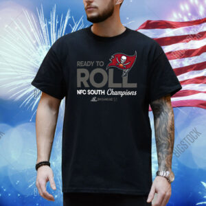 Official Tampa Bay Buccaneers Ready To Roll 2024 NFC South Division Champions NFL Playoffs Locker Room Shirt