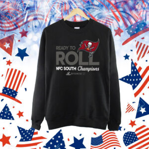 Official Tampa Bay Buccaneers Ready To Roll 2024 NFC South Division Champions NFL Playoffs Locker Room Shirt