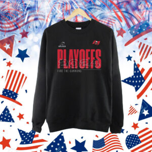 Official Tampa Bay Buccaneers Vs New Orleans Saints 2024 NFL Playoffs Fire The Cannons Shirt