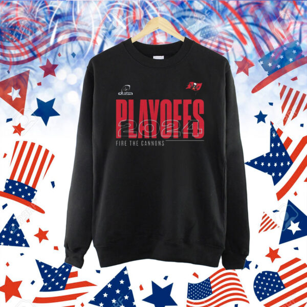 Official Tampa Bay Buccaneers Vs New Orleans Saints 2024 NFL Playoffs Fire The Cannons Shirt