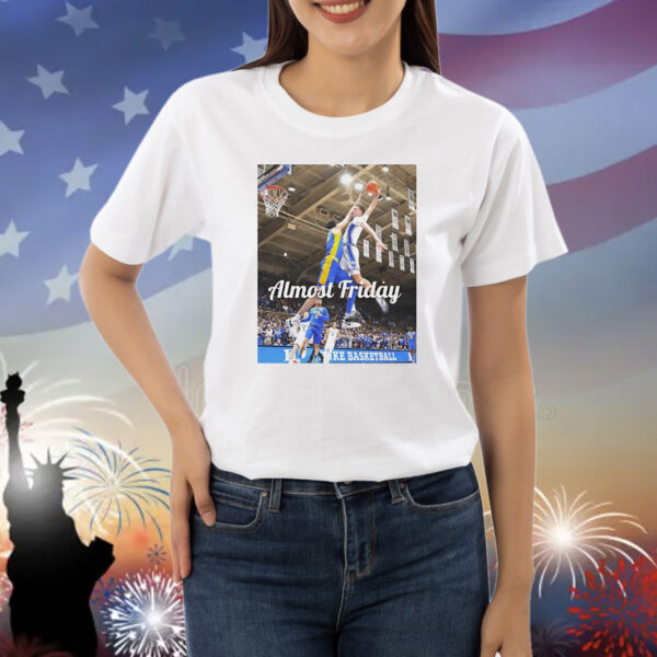 Pittsburgh Panthers vs Duke Blue Devils flagg poster almost friday photo Shirt
