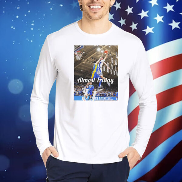 Pittsburgh Panthers vs Duke Blue Devils flagg poster almost friday photo Shirt