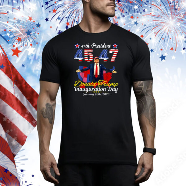 President Donald Trump Inauguration Day 2025 Memorabilia Fla Tee Shirt