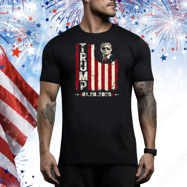 President Donald Trump Inauguration Day 2025 Memorabilia Tee Shirt
