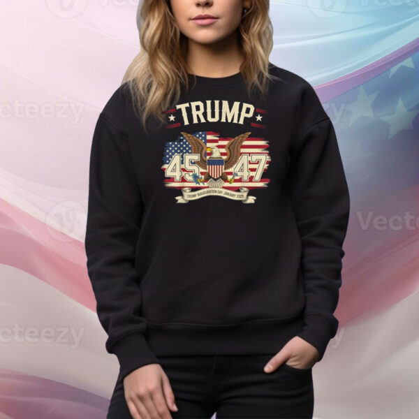 President Donald Trump Inauguration Day 2025 Memorabilia Tee Shirts