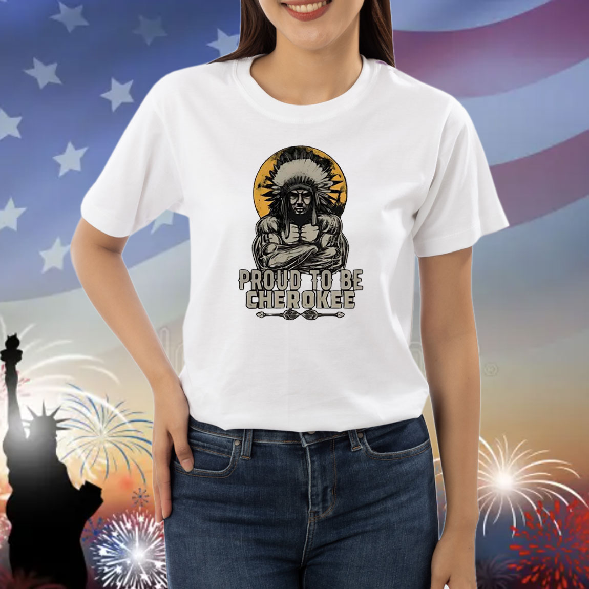 Proud To Be Cherokee Native American Shirt
