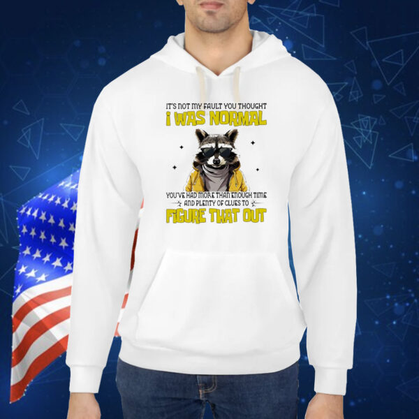 Raccoon it’s not my fault you thought I was normal Shirt