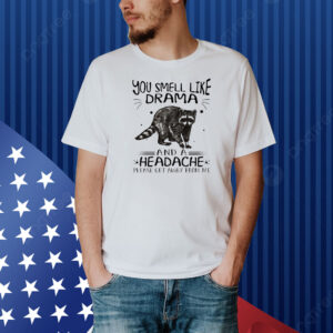 Raccoon you smell like drama and a headache Shirt