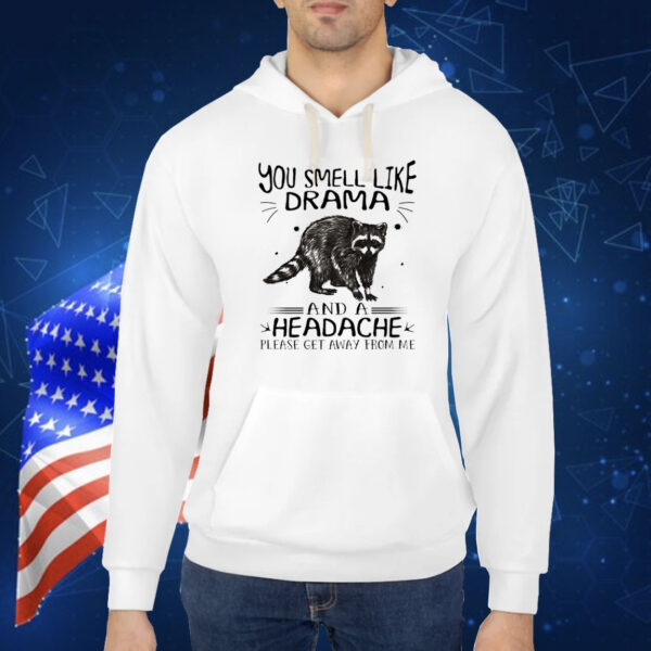 Raccoon you smell like drama and a headache Shirt