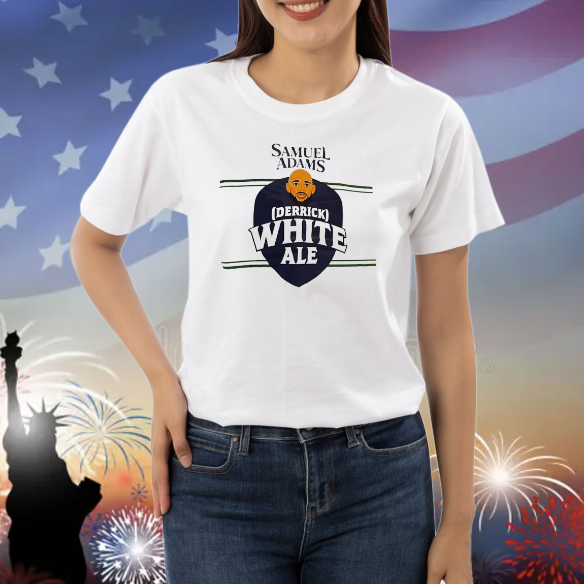 Samuel Adams Derrick White Ale Shirt