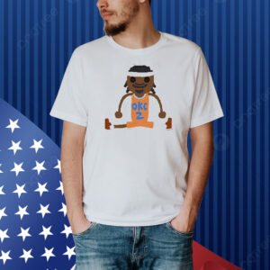 Shai Gilgeous Alexander Crochet Gilgeous-Alexander Oklahoma City Thunder caricature Shirt