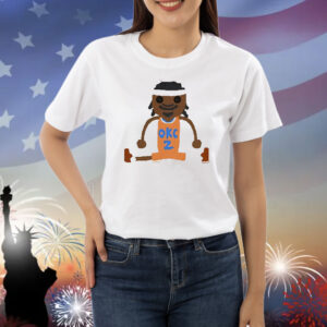 Shai Gilgeous Alexander Crochet Gilgeous-Alexander Oklahoma City Thunder caricature Shirt