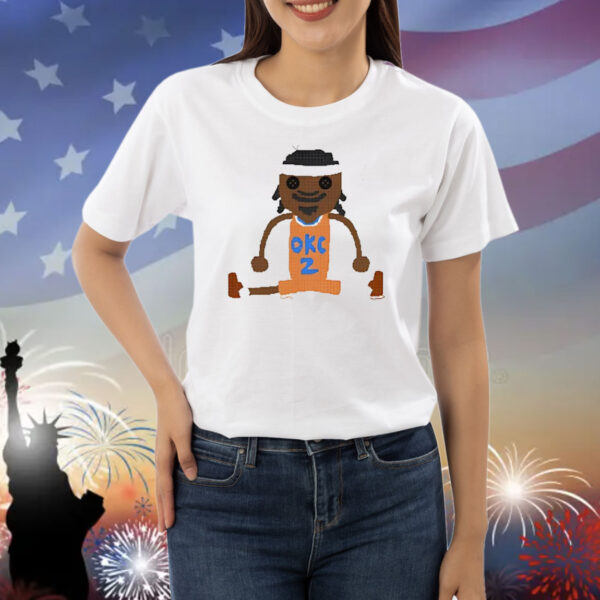 Shai Gilgeous Alexander Crochet Gilgeous-Alexander Oklahoma City Thunder caricature Shirt