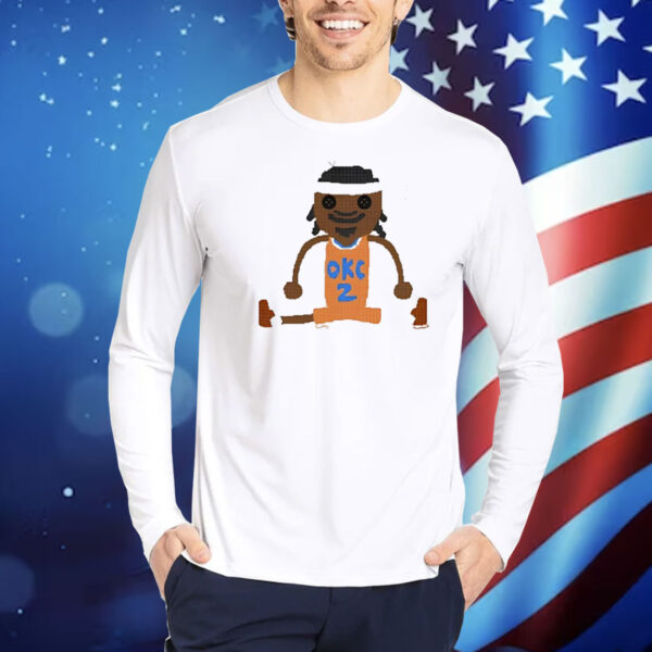 Shai Gilgeous Alexander Crochet Gilgeous-Alexander Oklahoma City Thunder caricature Shirt