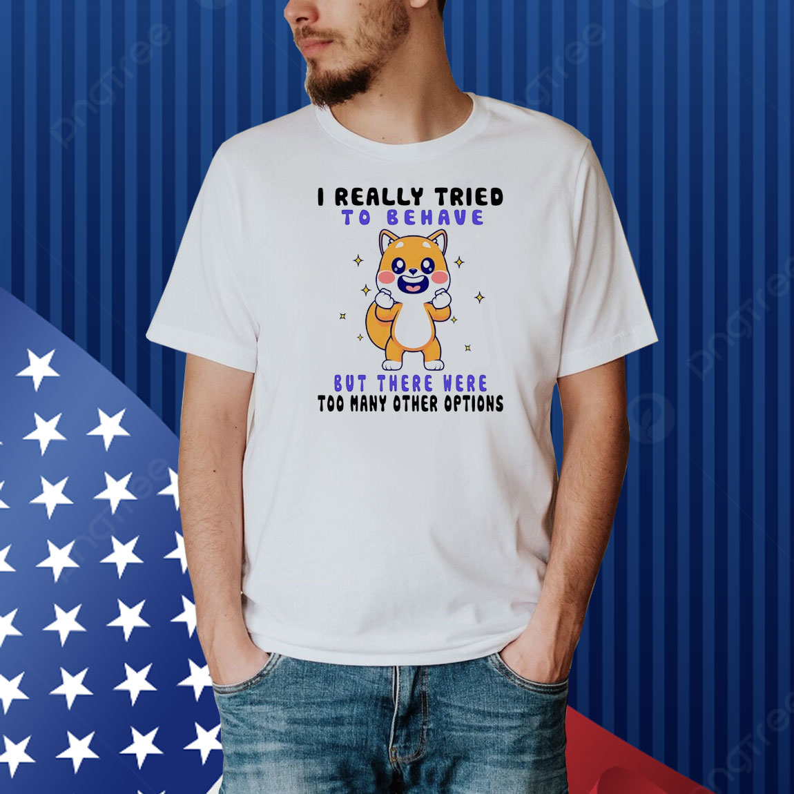Shiba Inu dog I really tried to behave but there were too many other options Shirt