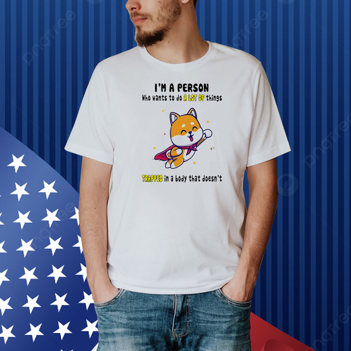 Shiba Inu dog I’m a person who wants to do a lot of things trapped in a body that doesn’t Shirt