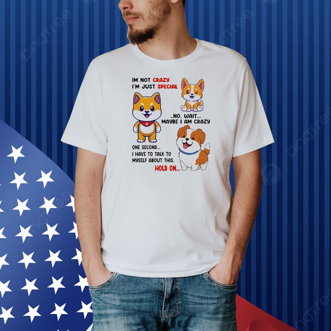 Shiba Inu dog I’m not crazy I’m just special no wait maybe I am crazy one second Shirt