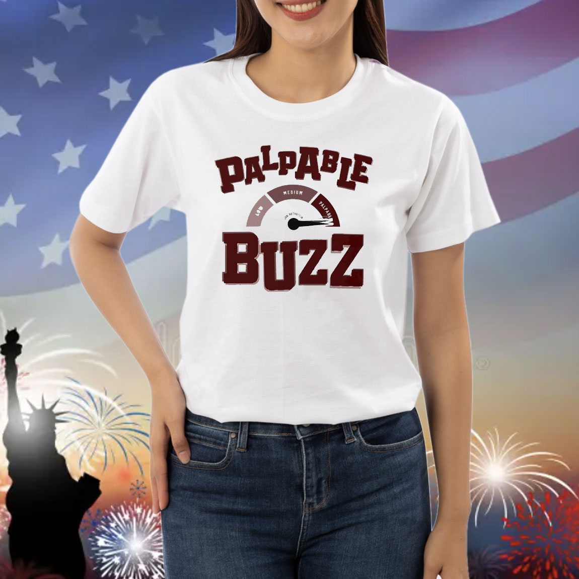 Solomon Washington rocking the Palpable Buzz Shirt