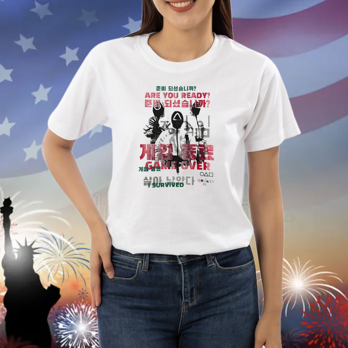 Squid game round 8 are you ready game over I survived Shirt