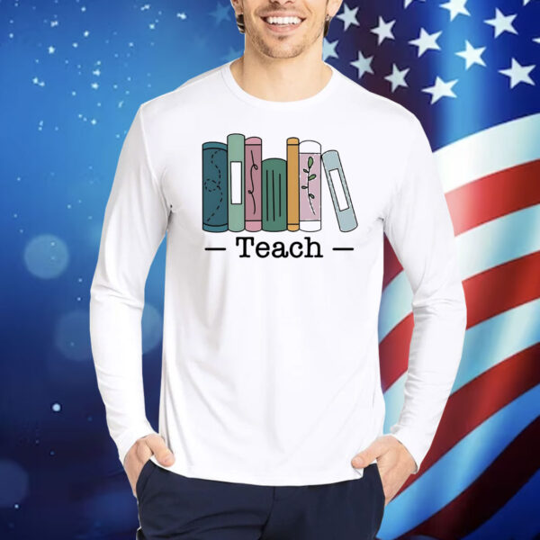Teacher stacked books set classic Shirt