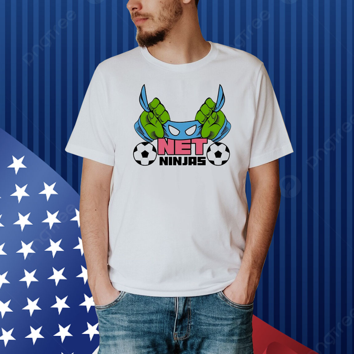 Teenage Mutant Ninja Turtles net ninjas adult Shirt