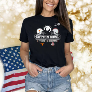 Texas Longhorns vs Ohio State Buckeyes Goodyear 2025 Cotton Bowl 2-Team Shirt