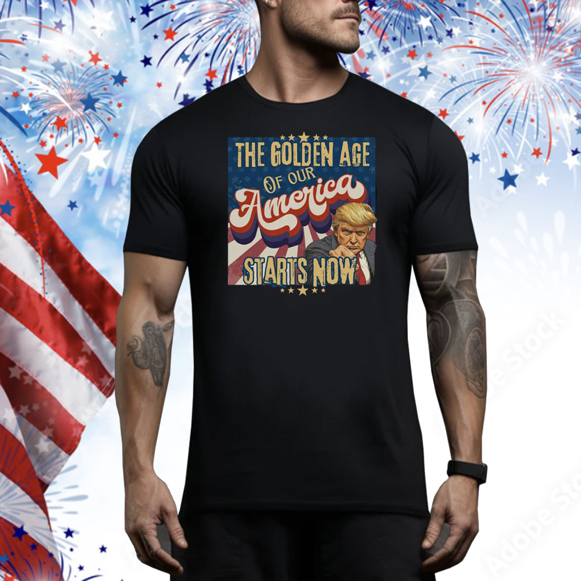 The Golden Age Of Our America Starts Now Trump Tee Shirt