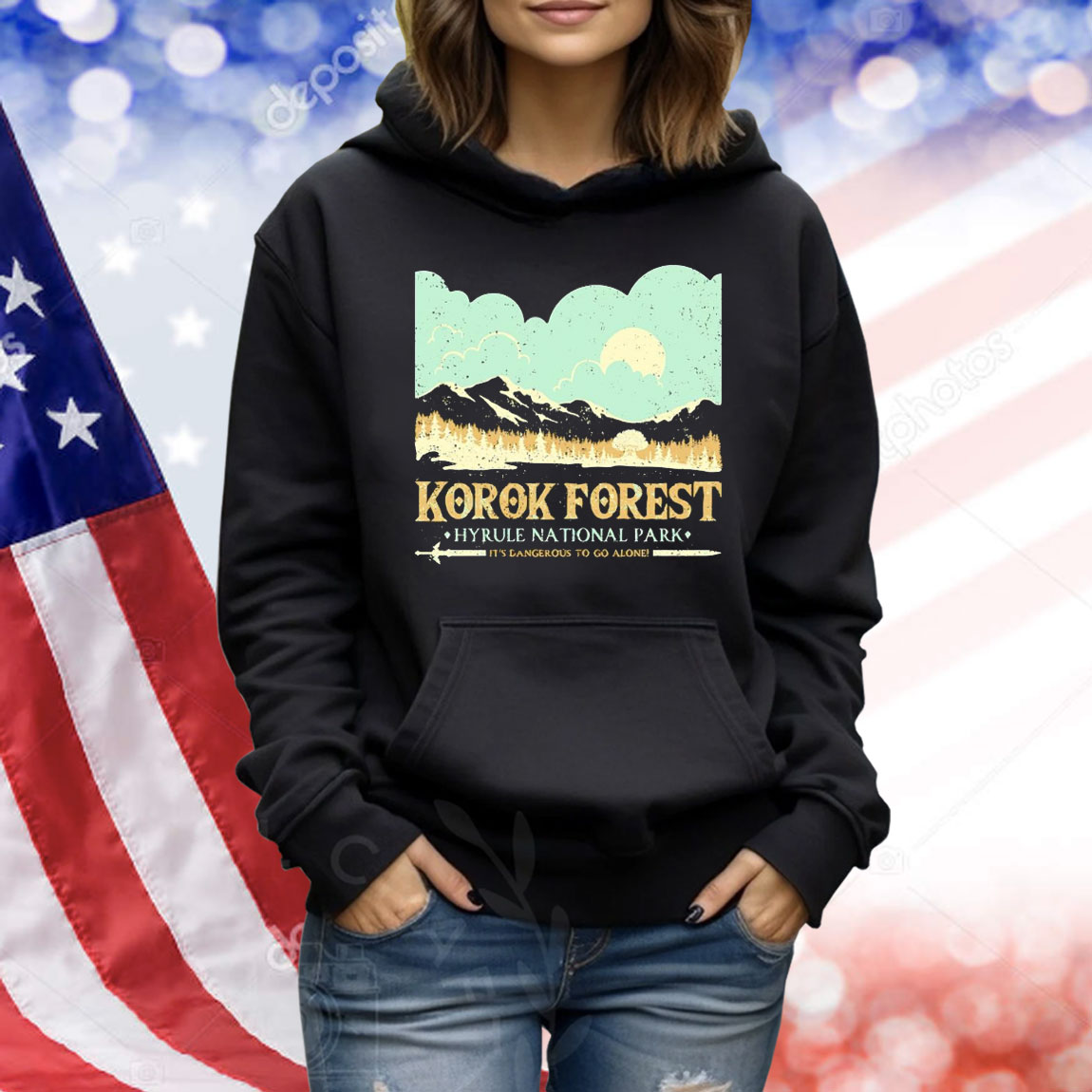 The Legend of Zelda Korok Forest Hyrule National Park it’s dangerous to go alone Shirt