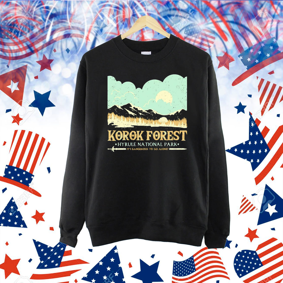The Legend of Zelda Korok Forest Hyrule National Park it’s dangerous to go alone Shirt