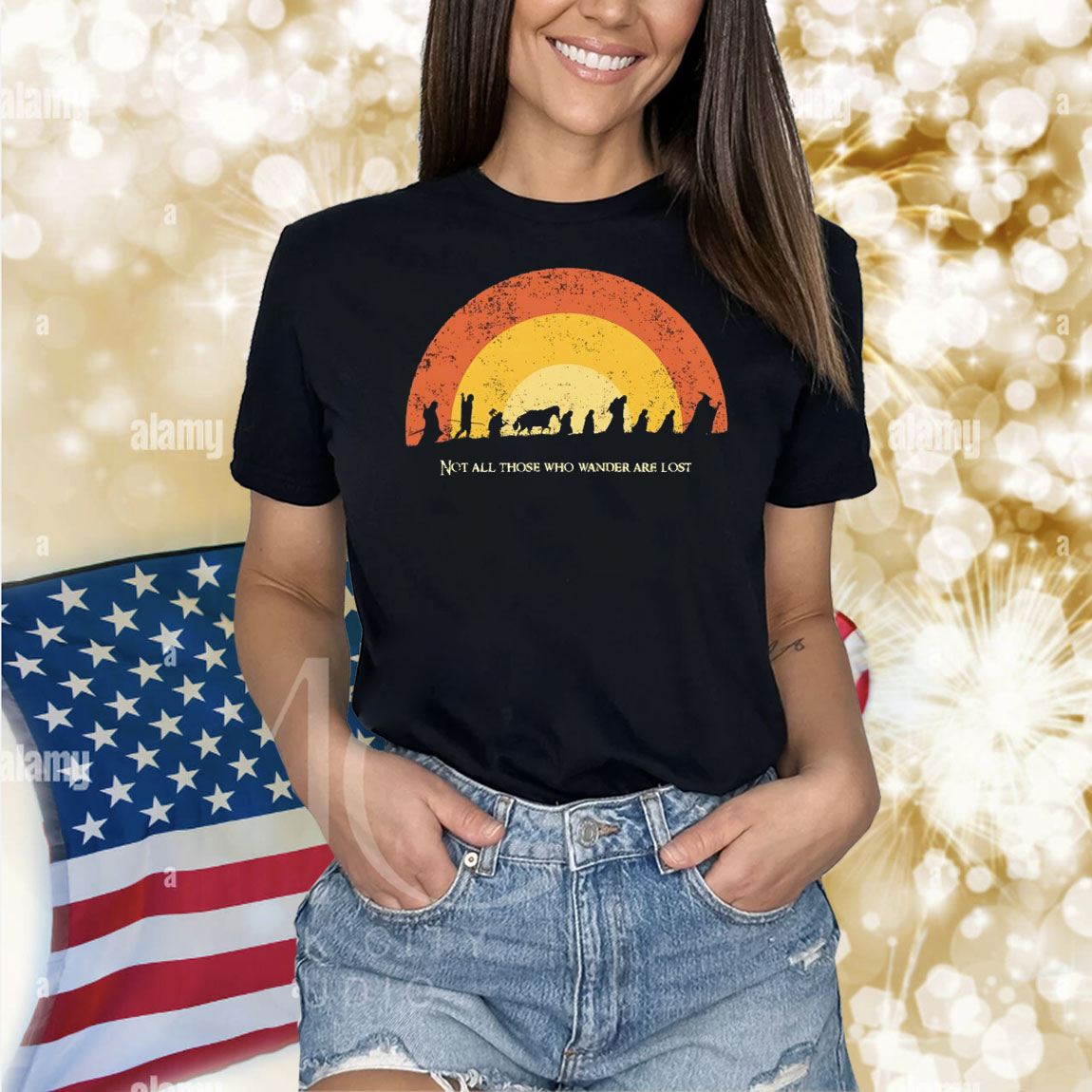 The Lord of the Rings not all those who wander are lost Shirt