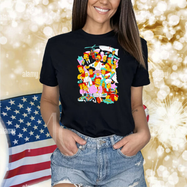 The Simpsons Troy McClure Multiple Roles Shirt