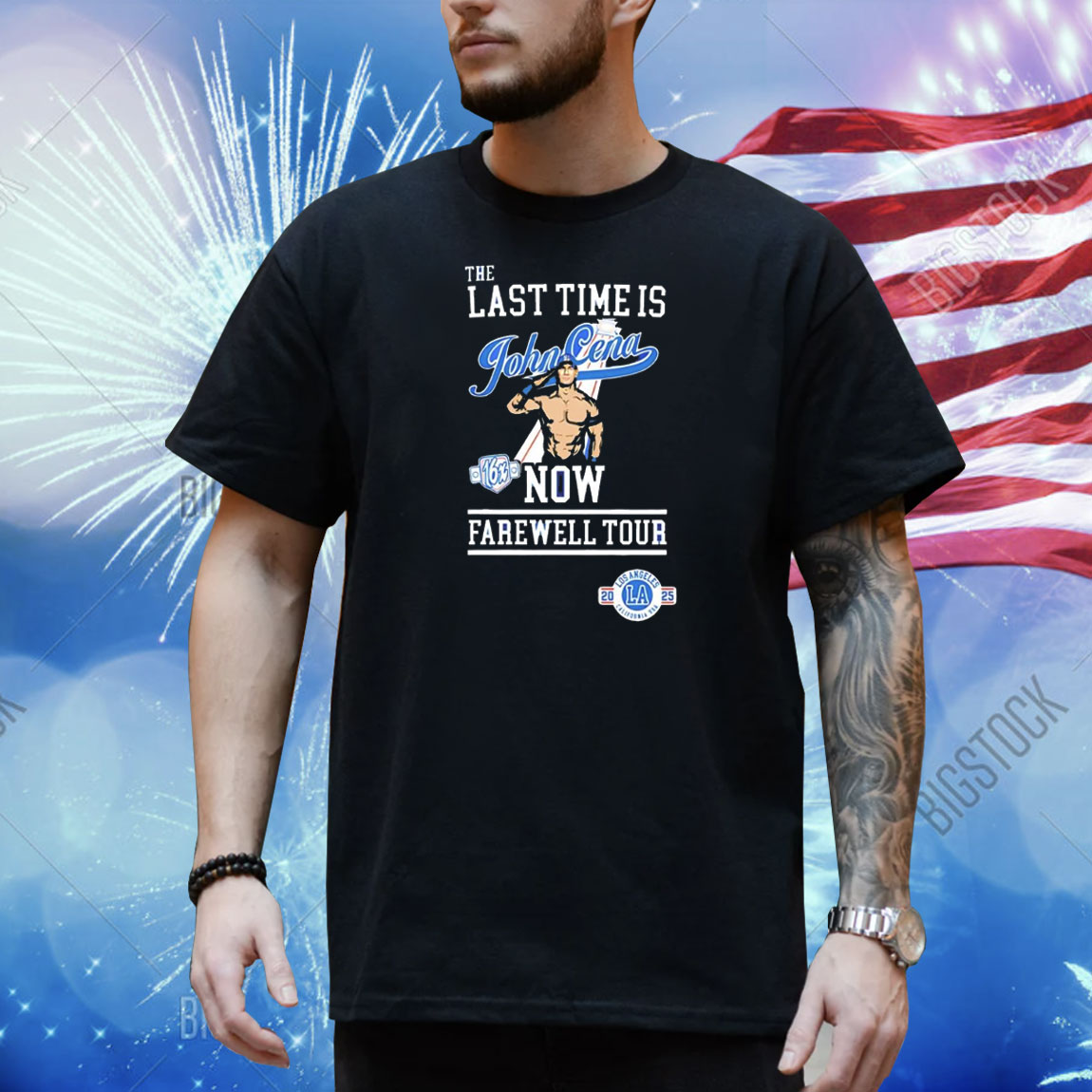 The last time is John Cena now farewell tour Shirt
