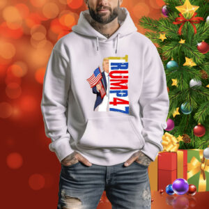 Trump 47 American Flag Tee Shirt