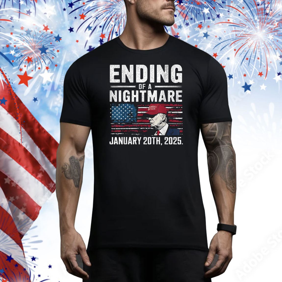 Trump Ending Of A Nightmare January 20th, 2025 Tee Shirt