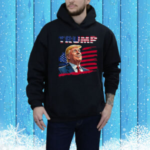 Trump Flag Retro Flag Patriotic Take America Back Tee Shirt