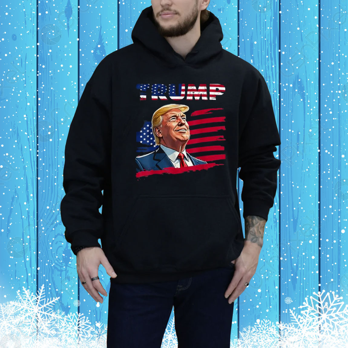 Trump Flag Retro Flag Patriotic Take America Back Tee Shirt