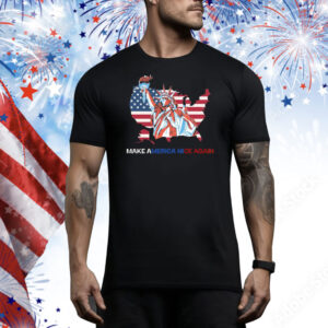 Trump Map Make America Nice Again Tee Shirt