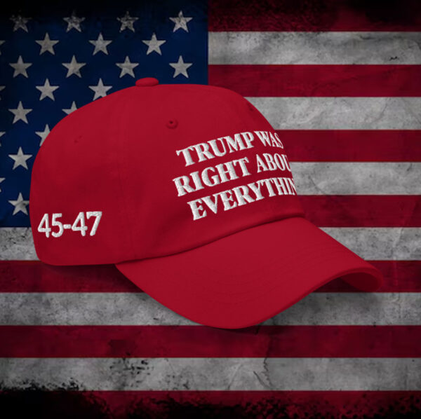 Trump 2025 Was Right About Everything Hat