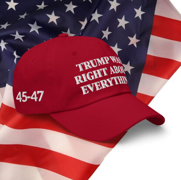 Trump 2025 Was Right About Everything Dad Hat