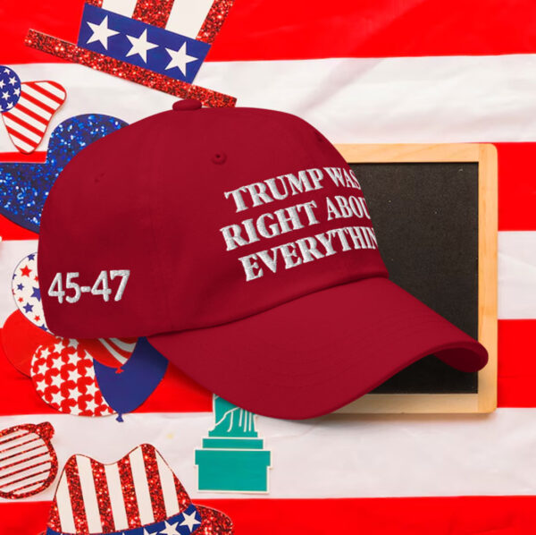 Trump 2025 Was Right About Everything Hat