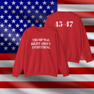 Trump 2025 Was Right About Everything Hoodie