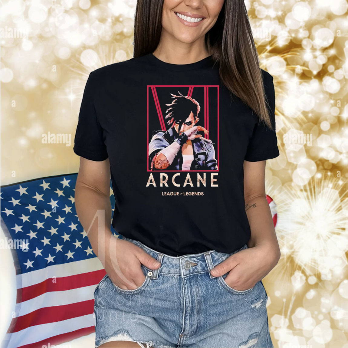 Vi Arcane League Of Legends character movies Shirt