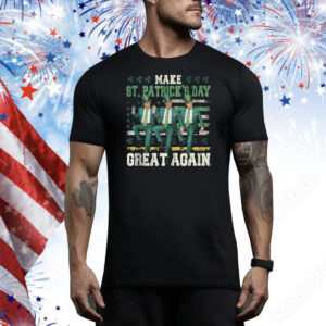 Vintage Trump 45 47 President USA Flag Patrick's Day Tee Shirt