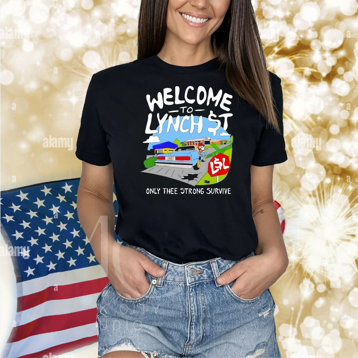 Welcome to lynch street only thee strong survive Shirt
