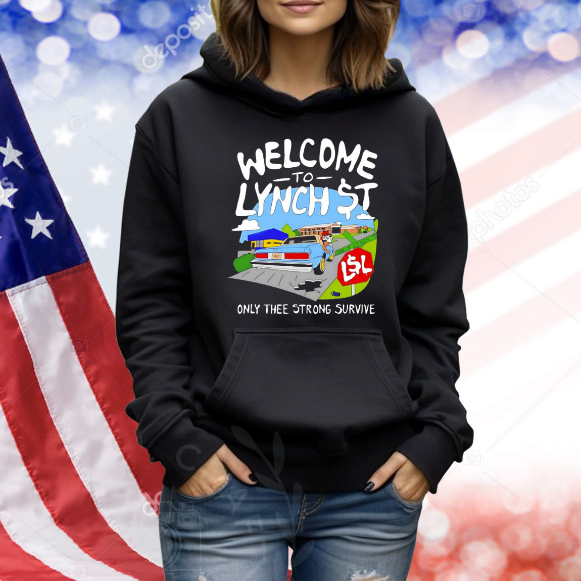 Welcome to lynch street only thee strong survive Shirt