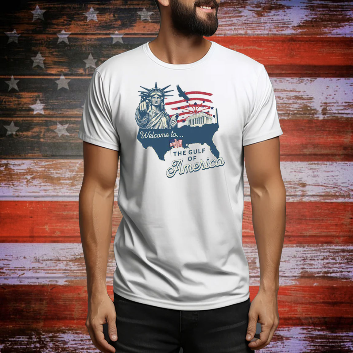 Welcome to the Gulf of America Trump Tee Shirt