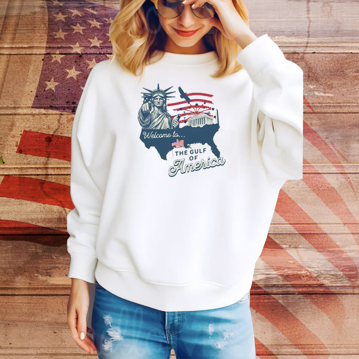 Welcome to the Gulf of America Trump Tee Shirt
